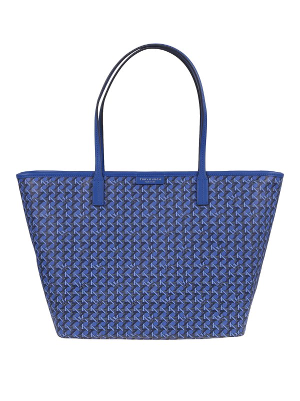 TORY BURCH: totes bags - Coated canvas zip tote