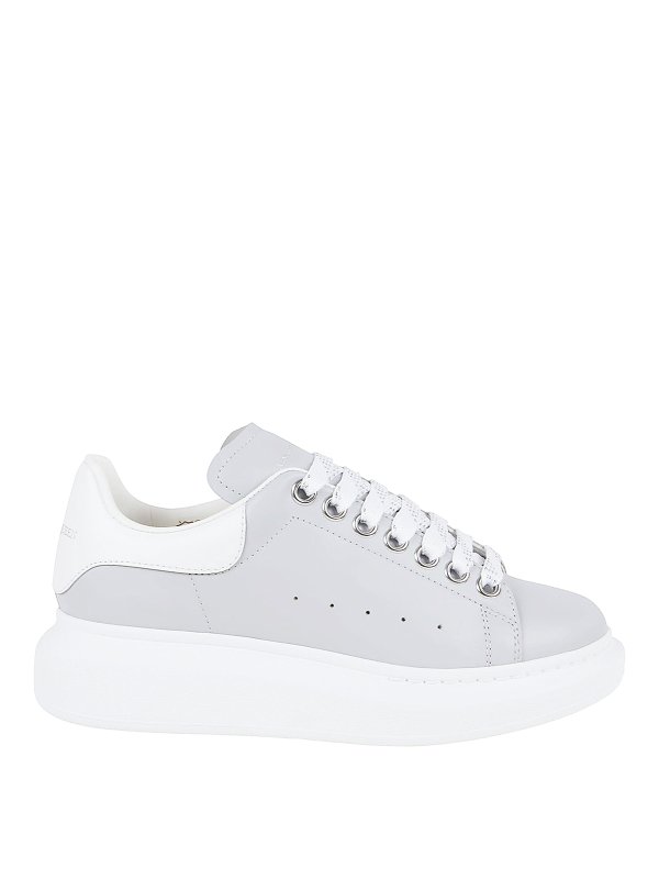 ALEXANDER MCQUEEN: Chaussures de sport - Baskets - Argent