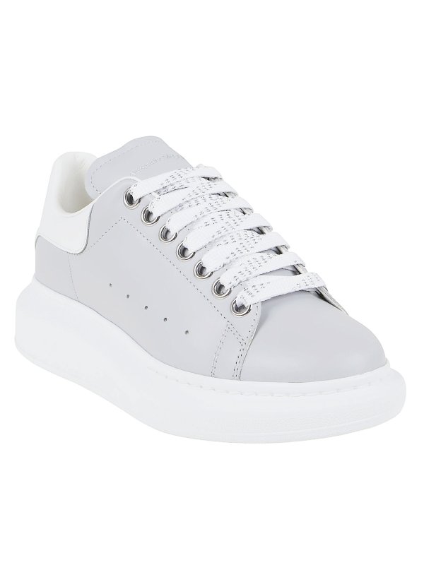 ALEXANDER MCQUEEN: Chaussures de sport online - Baskets - Argent