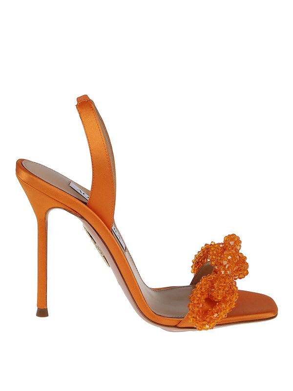 Aquazzura: Sandalen - Sandalen - Orange