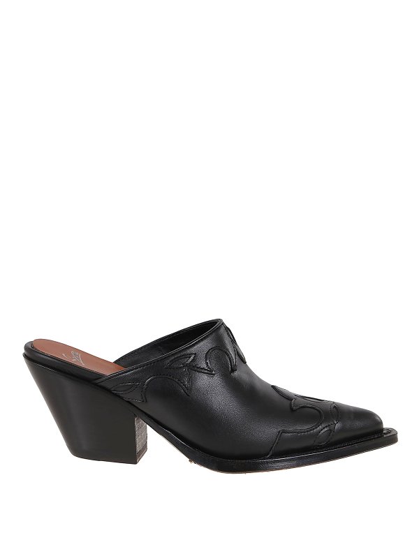 SONORA: Zapatos chinelas - Chinelas - Negro