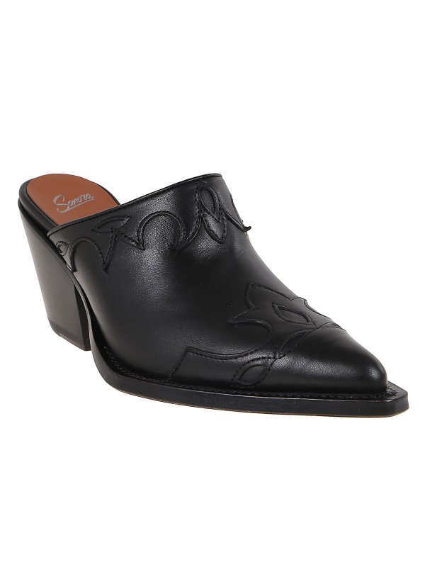 SONORA: Zapatos chinelas online - Chinelas - Negro