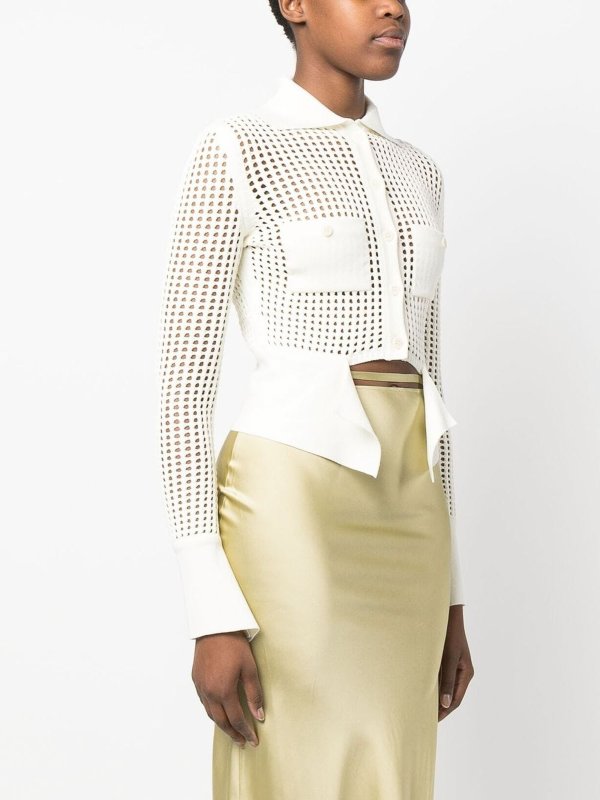 iKRIX ANDREĀDAMO: カーディガン - カーディガン - 白