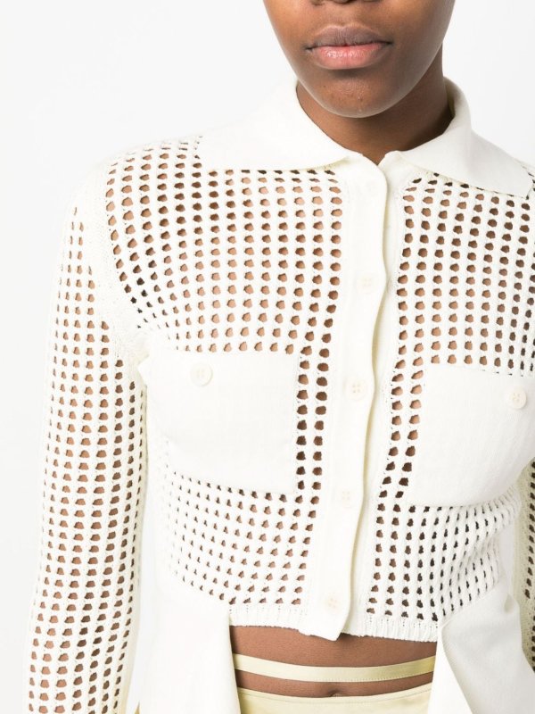 ANDREĀDAMO buy online カーディガン - 白