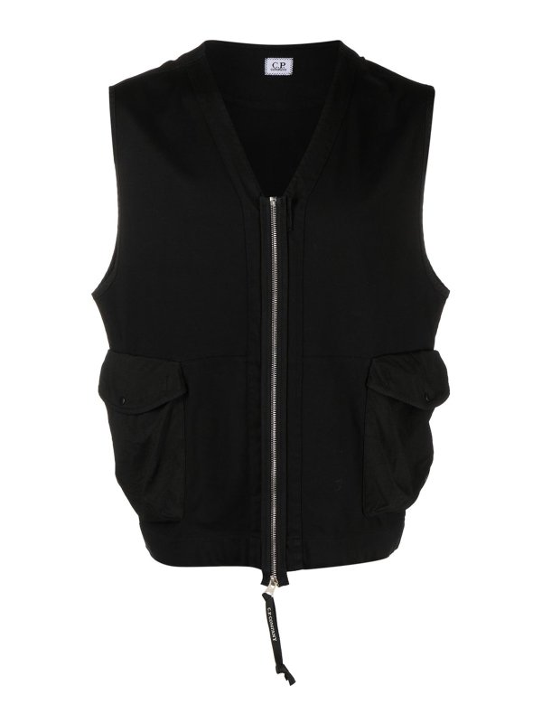 C.P. COMPANY: ベスト - ベスト - 黒