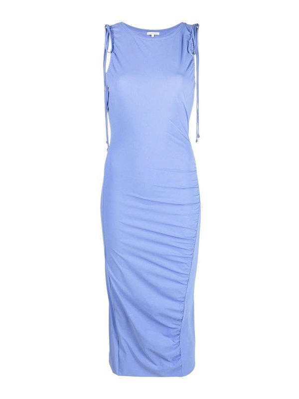 PATRIZIA PEPE: ニーレングスドレス - 膝丈ドレス - ブルー