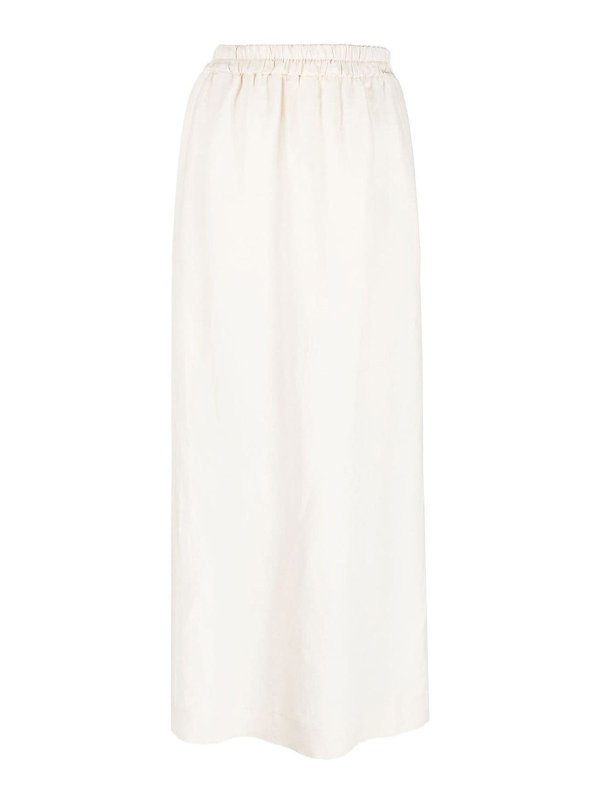 PATRIZIA PEPE: ニーレングススカート＆ミディ丈 - 膝丈/ミディスカート - ライトベージュ