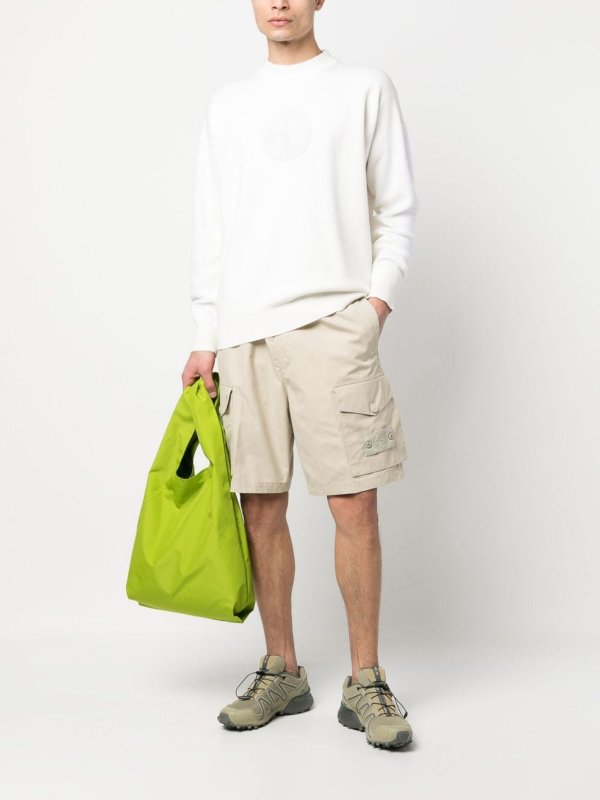 STONE ISLAND: pantaloni shorts online - bermuda comfort `fantasma`