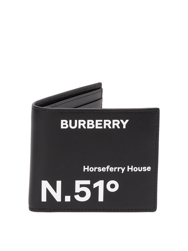 BURBERRY: wallets & purses - `reg` bifold wallet