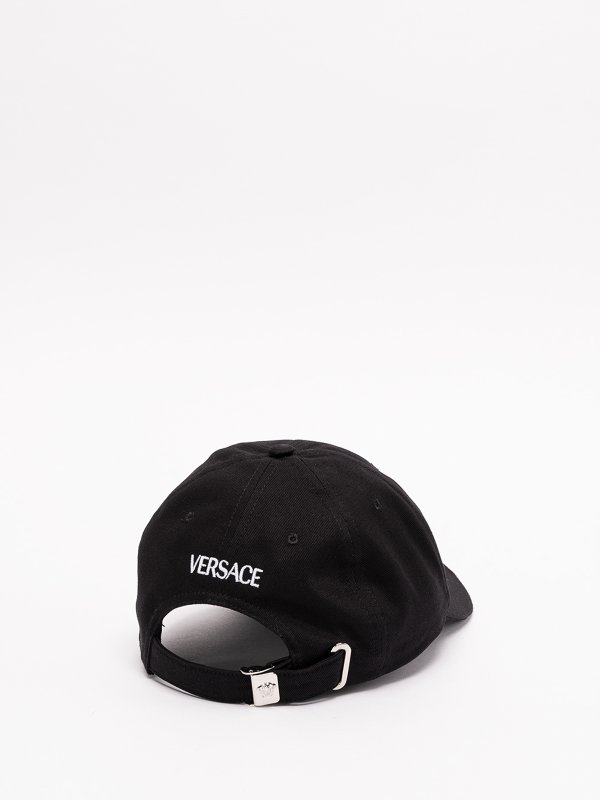 VERSACE: hats & caps online - `versace` embroidered baseball cap