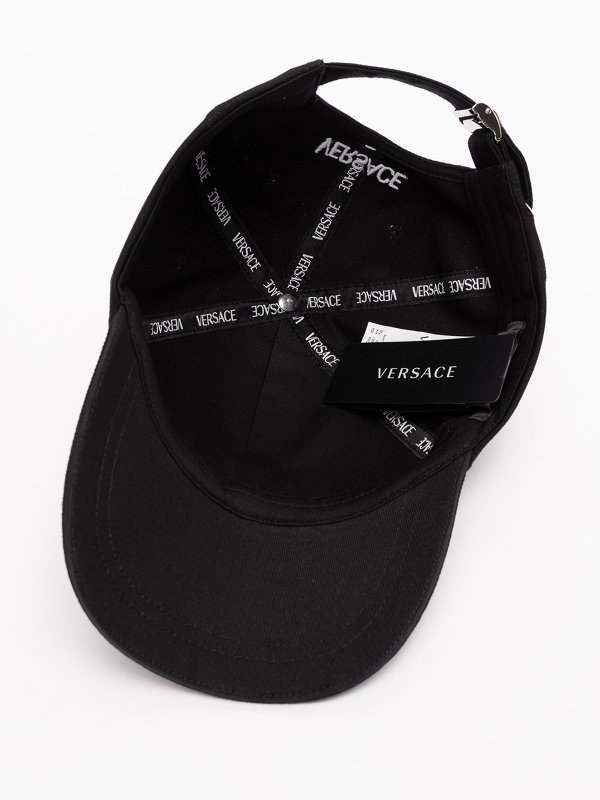 `versace` embroidered baseball cap shop online: VERSACE