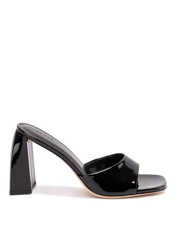 BY FAR: mules shoes - `michele` heeled mules