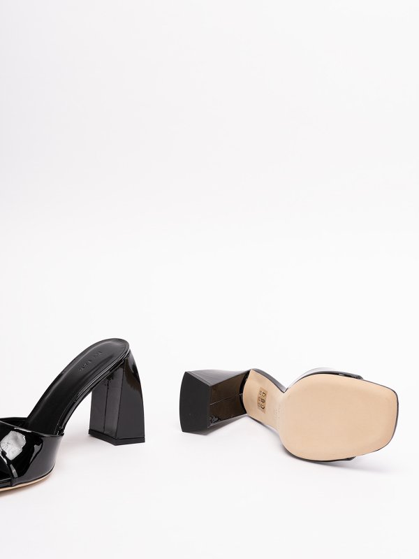 `michele` heeled mules shop online: BY FAR