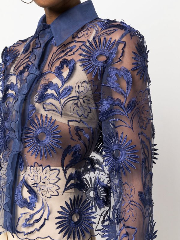 カジュアルジャケット - ブルー shop online: ALBERTA FERRETTI