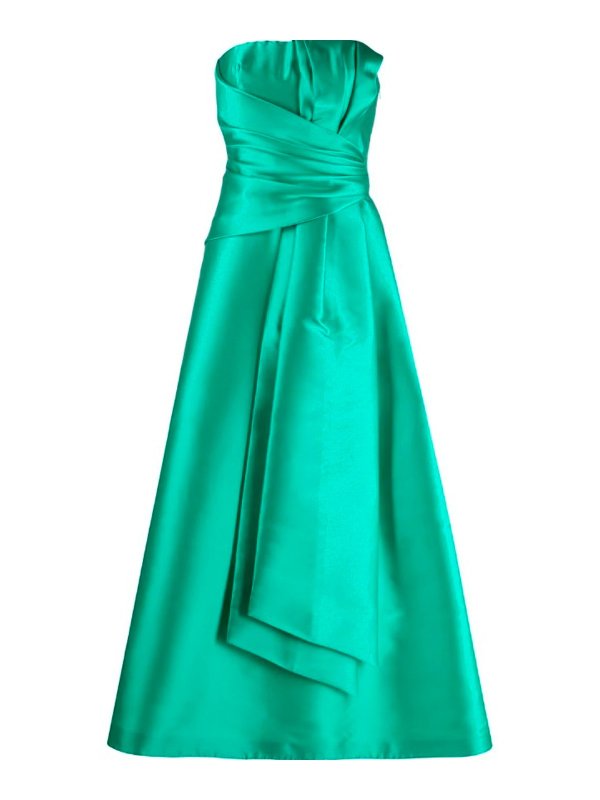 ALBERTA FERRETTI: イブニングドレス - イブニングドレス - 緑