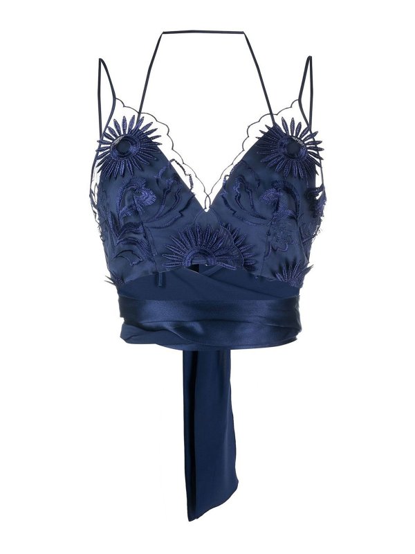 ALBERTA FERRETTI: Tops & Débardeurs - Top - Bleu