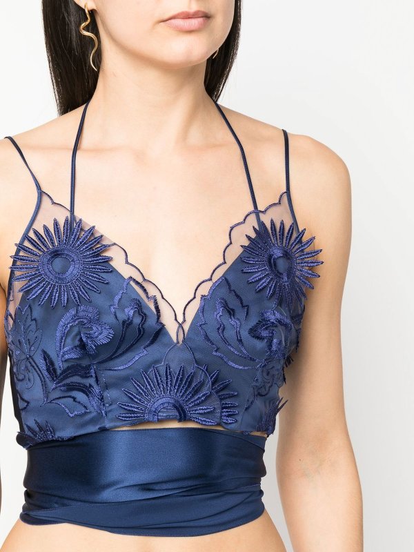 Top - Bleu shop online: ALBERTA FERRETTI