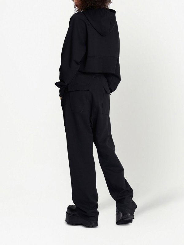 Balmain: Pantalones casual online - Vaqueros Rectos - Negro