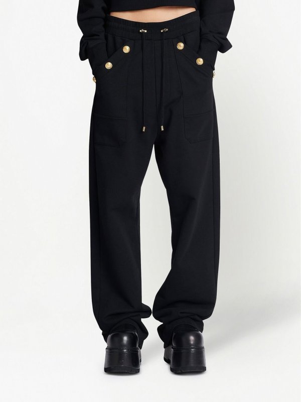 Balmain buy online Vaqueros Rectos - Negro