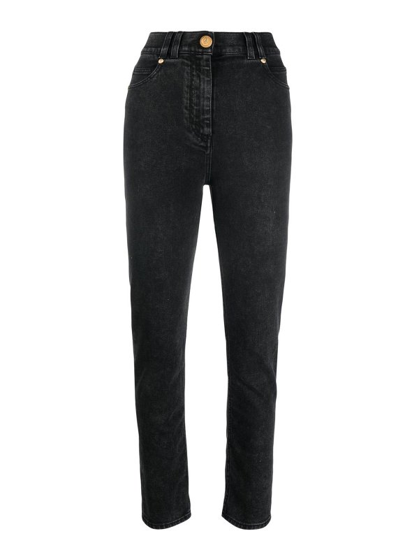 Balmain: straight leg jeans - straight leg