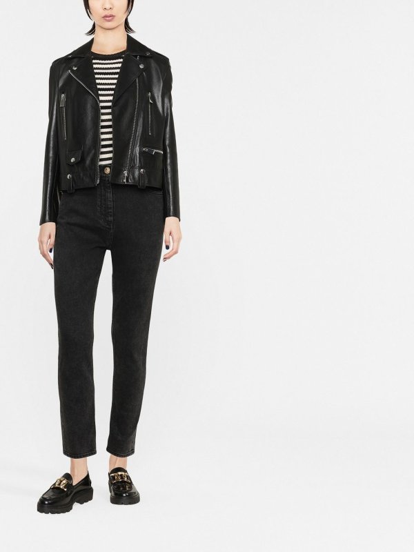 Balmain: straight leg jeans online - straight leg