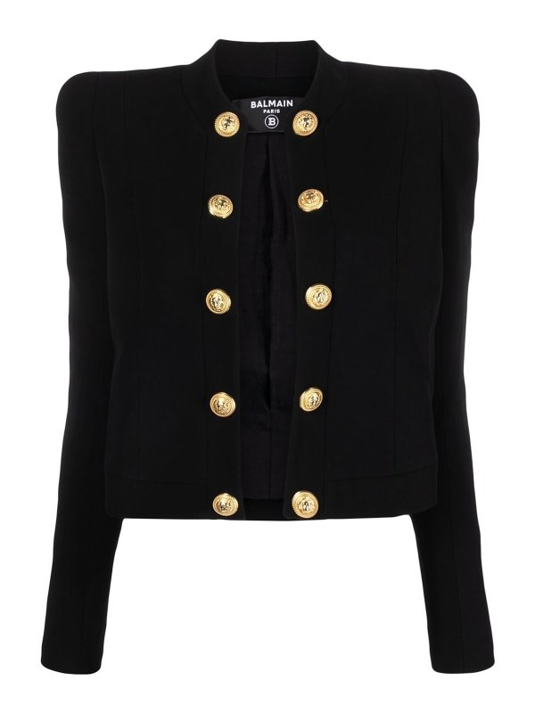 Balmain: Vestes de costume - Blazer - Noir