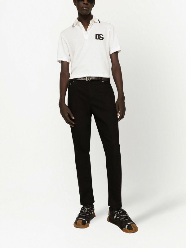 Straight Leg Jeans - Schwarz shop online: DOLCE & GABBANA