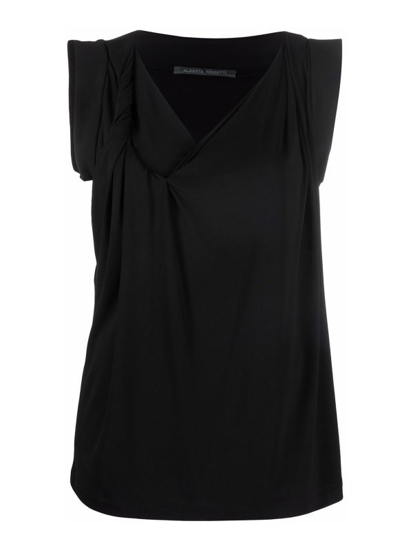 ALBERTA FERRETTI: Blusas - Blusa - Negro