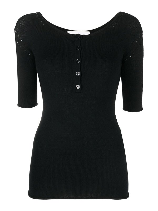 SPORTMAX: クルーネック - クルーネック - 黒