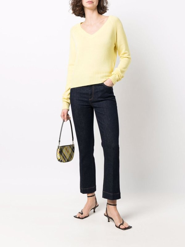 クルーネック - イエロー shop online: SPORTMAX