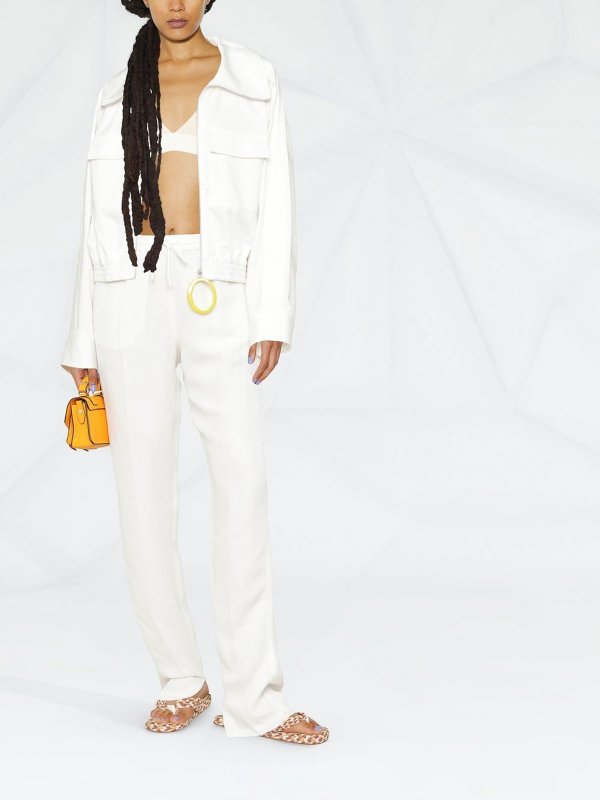 SPORTMAX: ストレートジーンズ online - ストレートジーンズ - 白