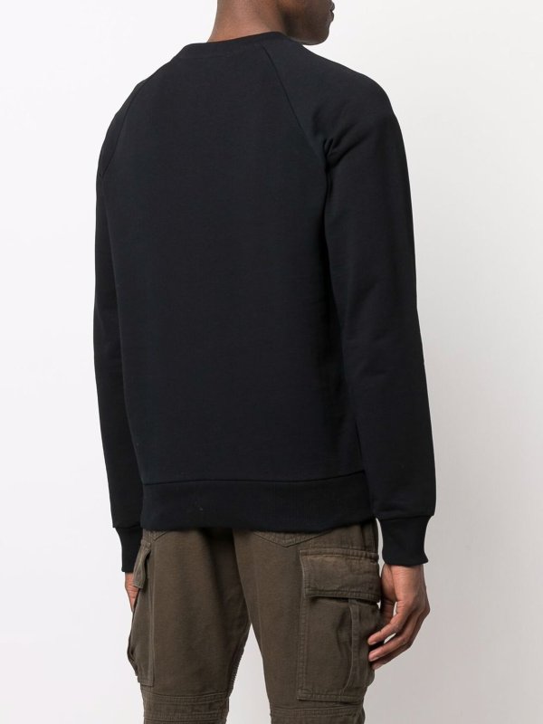 Pull Col Rond - Noir shop online: Balmain