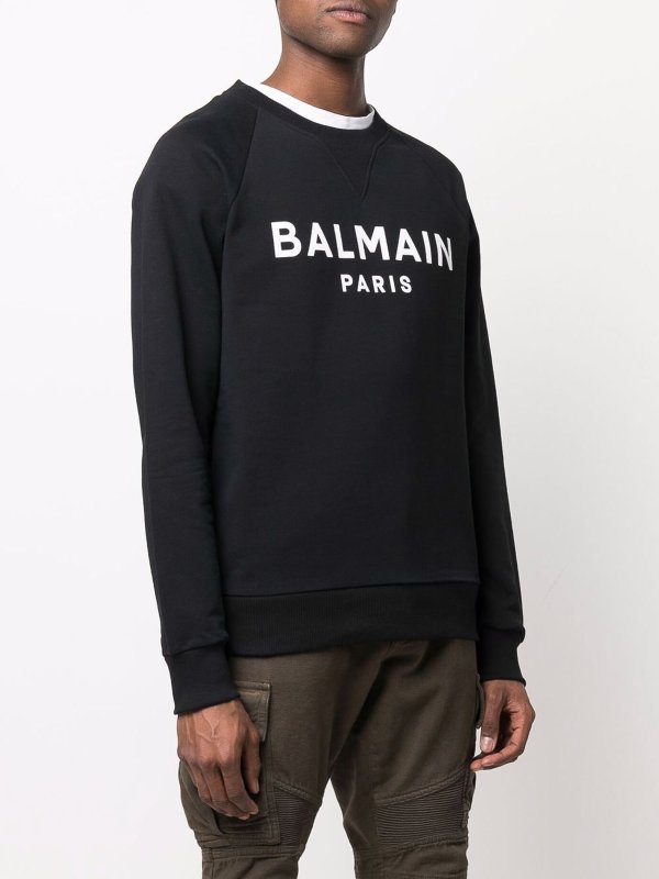 Balmain buy online Pull Col Rond - Noir