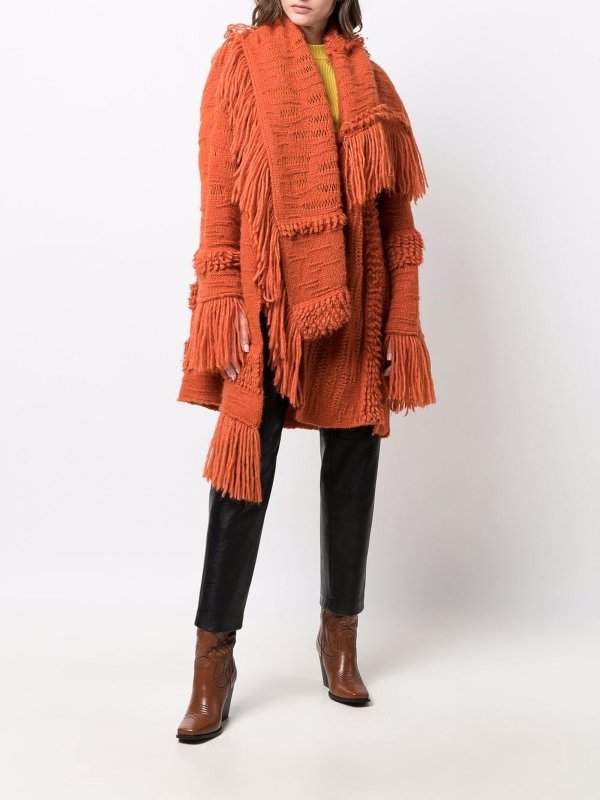 iKRIX STELLA McCARTNEY: Manteaux au genou - Manteau Au Genou - Orange