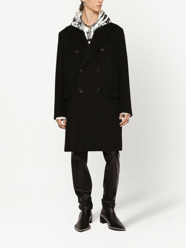 DOLCE & GABBANA: knee length coats online - knee length