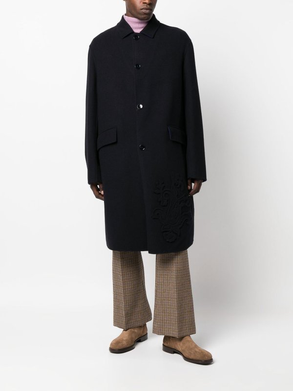 iKRIX ETRO: Abrigo Midi - Azul