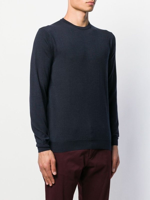 The Best Shops ZANONE: Pull col rond - Pull Col Rond - Bleu