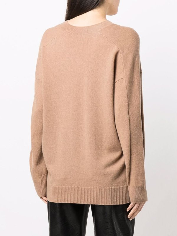 iKRIX STELLA McCARTNEY: Strickpullover mit Rundhalsausschnitt - Rundhalspullover - Camel