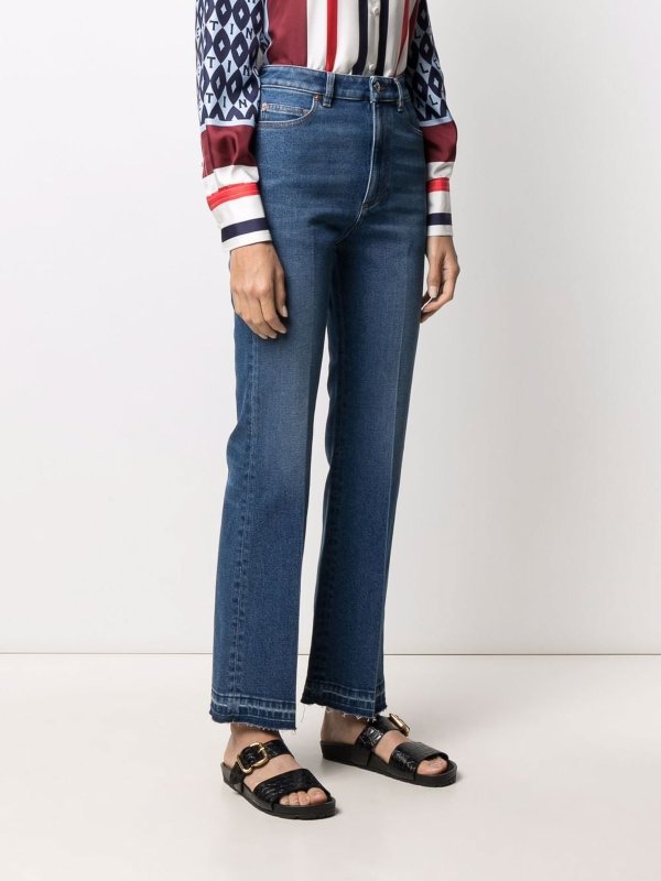 The Best Shops VALENTINO: Vaqueros Rectos - Azul