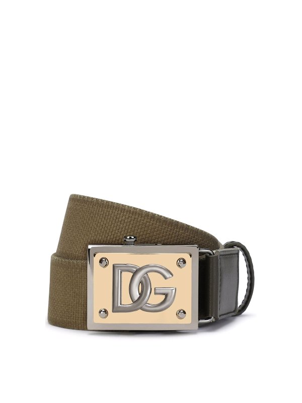 DOLCE & GABBANA: ベルト - ベルト - 緑