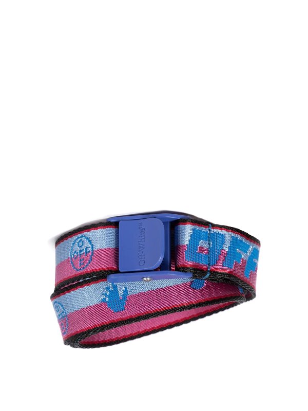 OFF-WHITE: Gürtel - Gürtel - Blau