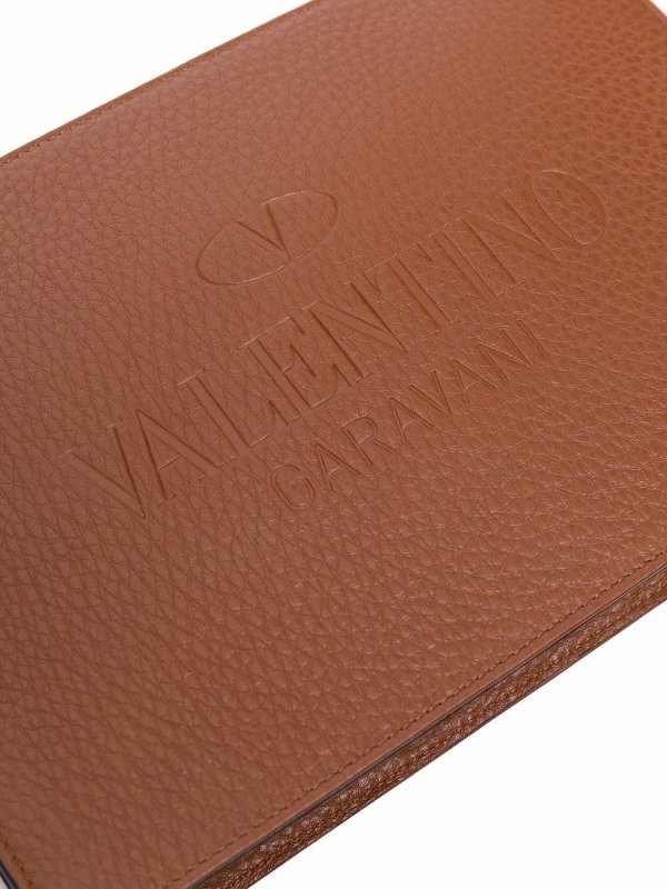 VALENTINO GARAVANI: クラッチバッグ online - クラッチバッグ - ブラウン