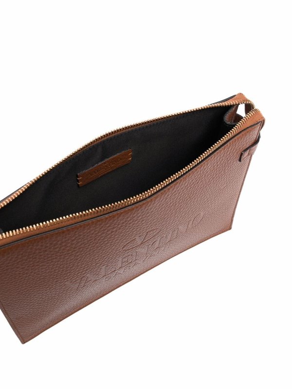 iKRIX VALENTINO GARAVANI: クラッチバッグ - クラッチバッグ - ブラウン