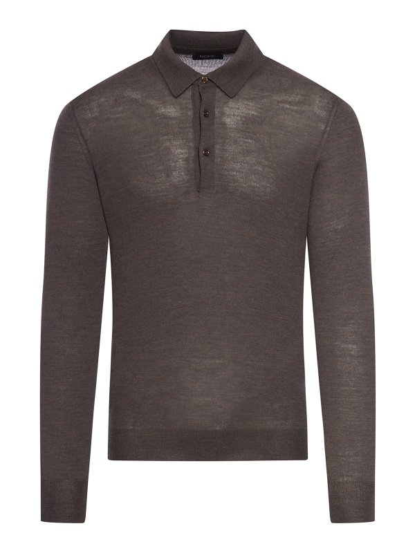 NOME: ポロシャツ - ポロシャツ - ダークブラウン