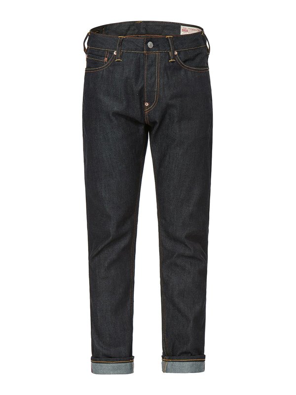 EVISU: straight leg jeans - Evisu jeans