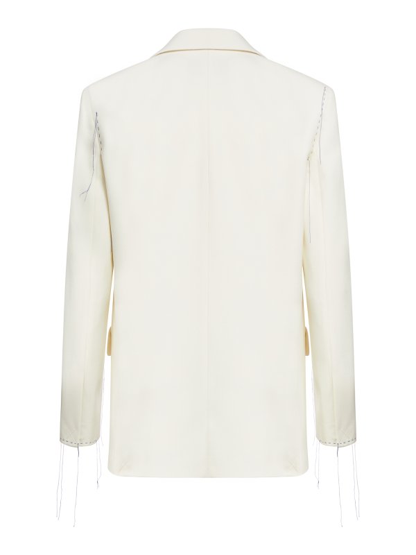 OFF-WHITE: Vestes de costume online - Blazer - Blanc