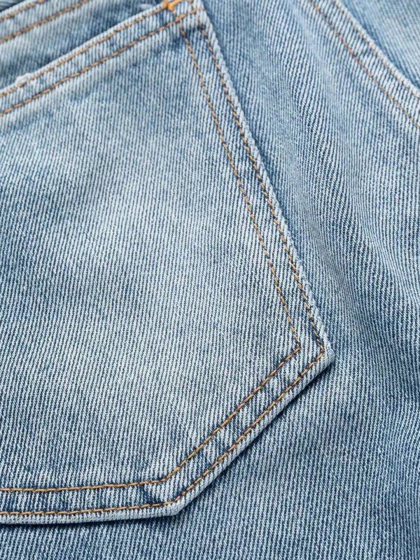 The Best Shops OFF-WHITE: Jean Droit - Bleu Clair