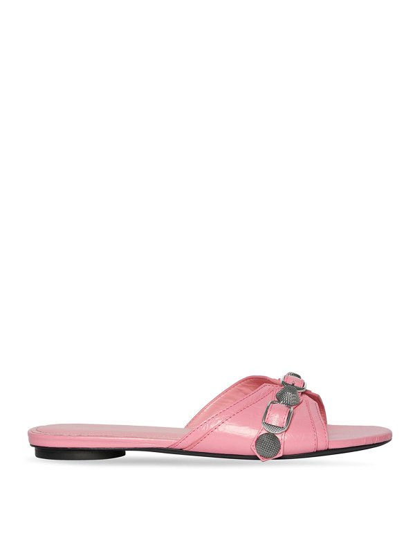 BALENCIAGA: flat shoes - Cagole sandal flat