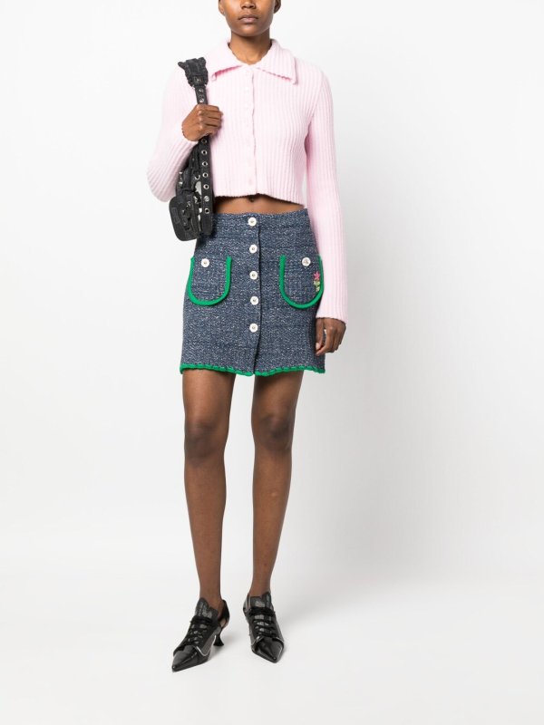 Cotton mini skirt shop online: CORMIO