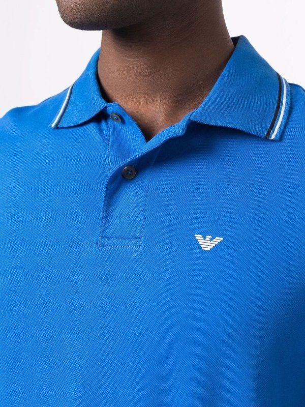 iKRIX EMPORIO ARMANI: polo shirts - Logo cotton polo shirt